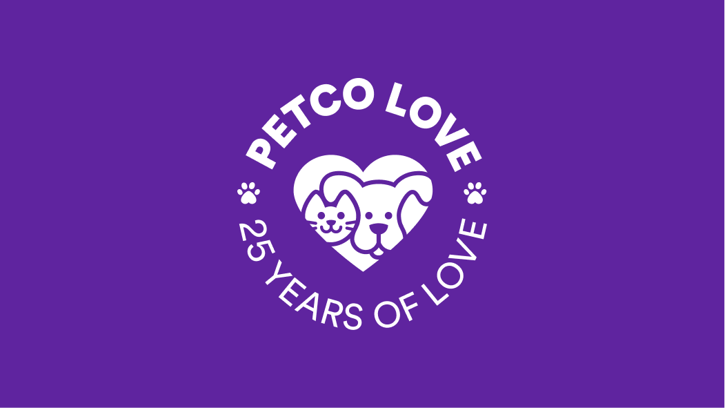 Petco Love 25 Years of Love Logo